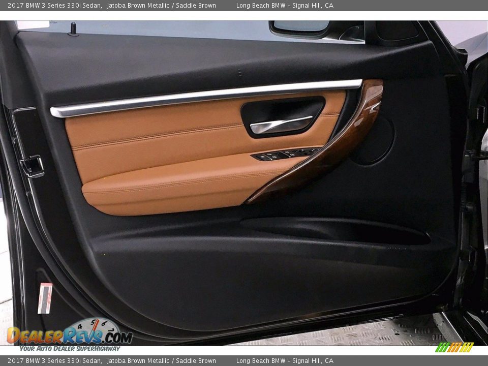 2017 BMW 3 Series 330i Sedan Jatoba Brown Metallic / Saddle Brown Photo #23