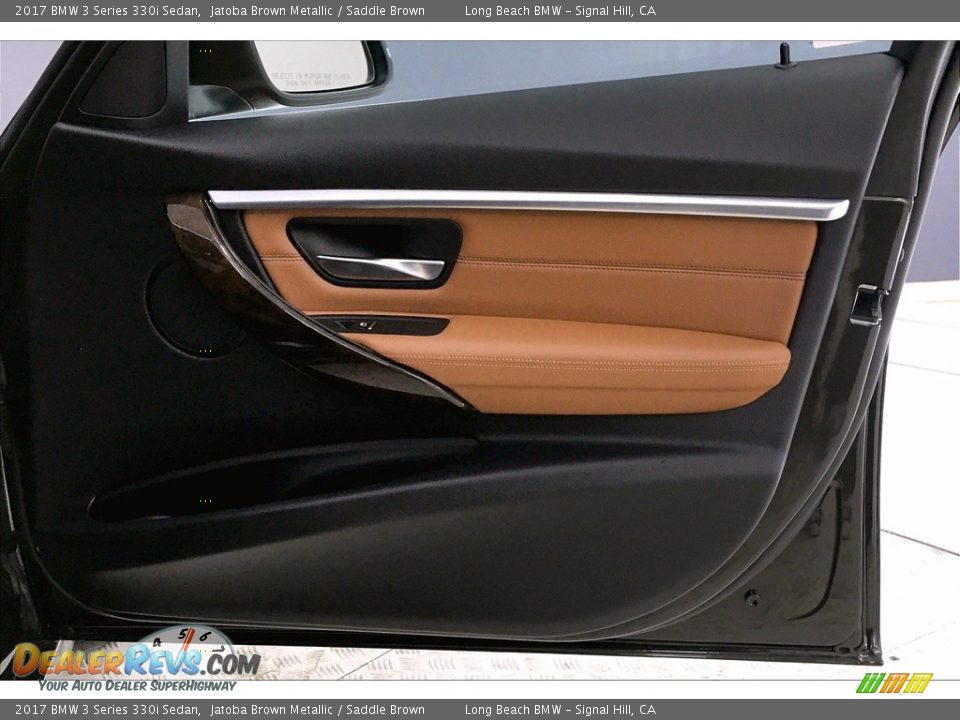 2017 BMW 3 Series 330i Sedan Jatoba Brown Metallic / Saddle Brown Photo #24