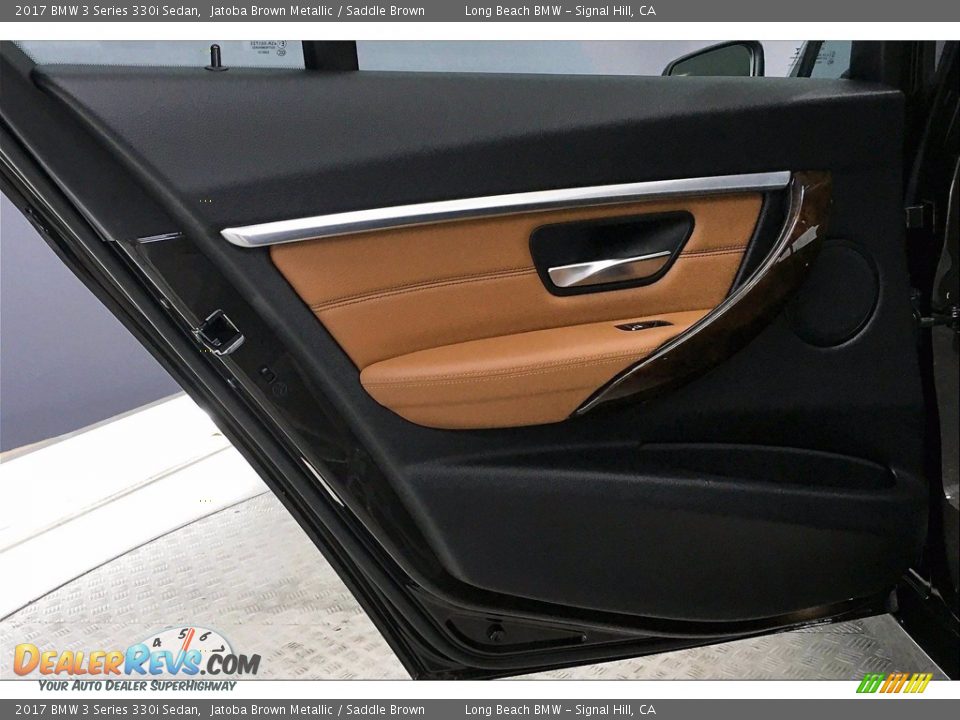 2017 BMW 3 Series 330i Sedan Jatoba Brown Metallic / Saddle Brown Photo #25