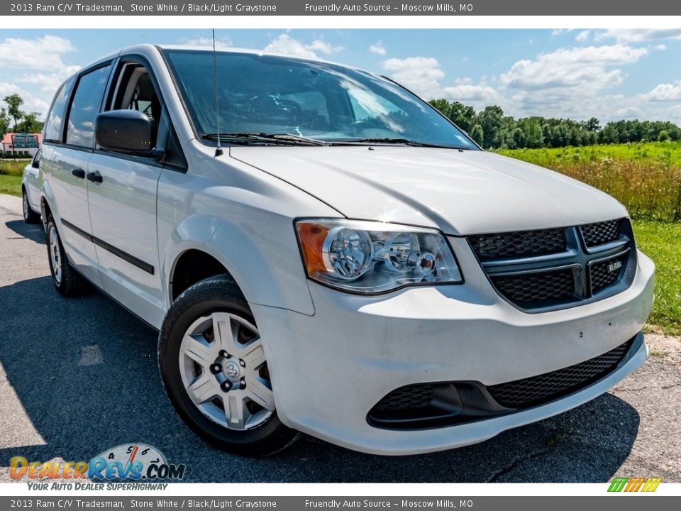 2013 Ram C/V Tradesman Stone White / Black/Light Graystone Photo #1