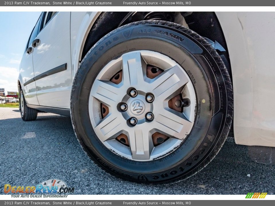 2013 Ram C/V Tradesman Stone White / Black/Light Graystone Photo #2