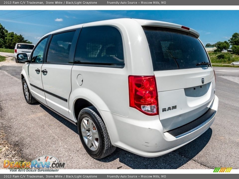 2013 Ram C/V Tradesman Stone White / Black/Light Graystone Photo #6