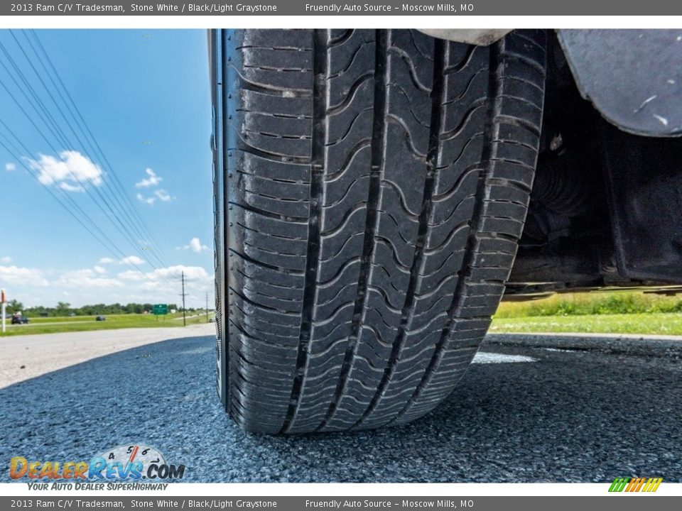 2013 Ram C/V Tradesman Stone White / Black/Light Graystone Photo #11