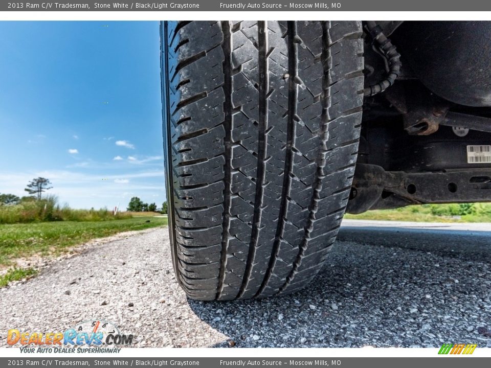 2013 Ram C/V Tradesman Stone White / Black/Light Graystone Photo #14