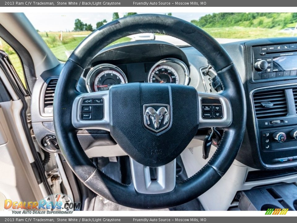 2013 Ram C/V Tradesman Stone White / Black/Light Graystone Photo #31