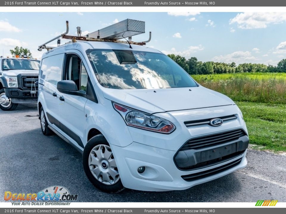 2016 Ford Transit Connect XLT Cargo Van Frozen White / Charcoal Black Photo #1