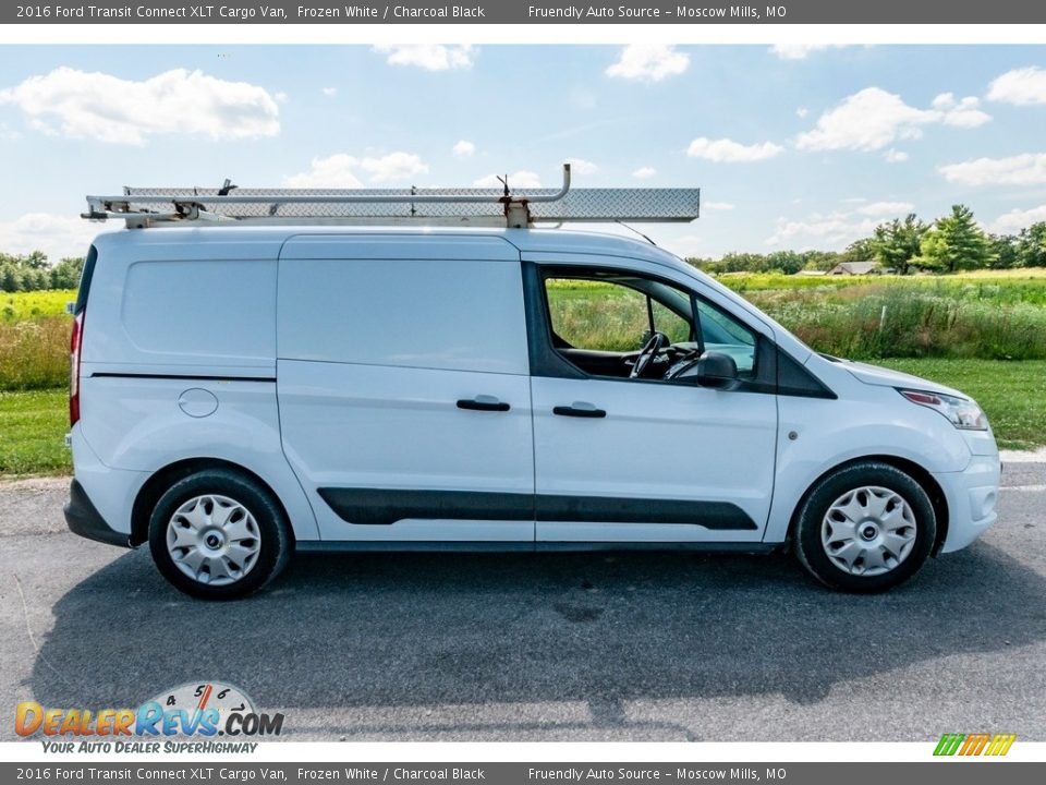 Frozen White 2016 Ford Transit Connect XLT Cargo Van Photo #3