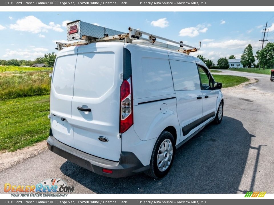 2016 Ford Transit Connect XLT Cargo Van Frozen White / Charcoal Black Photo #4