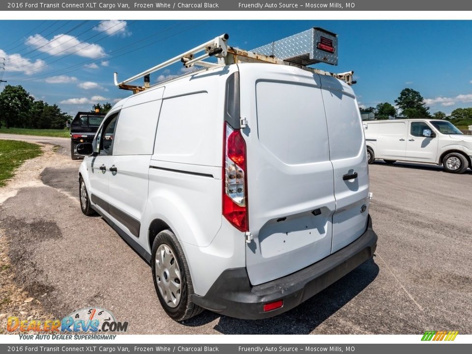 2016 Ford Transit Connect XLT Cargo Van Frozen White / Charcoal Black Photo #6