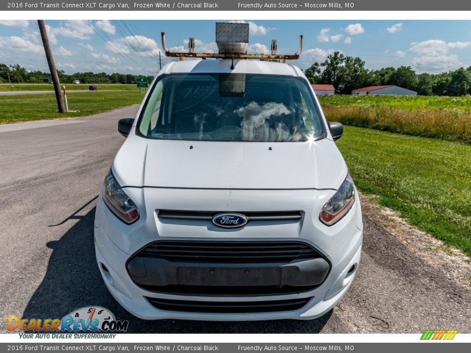 2016 Ford Transit Connect XLT Cargo Van Frozen White / Charcoal Black Photo #9