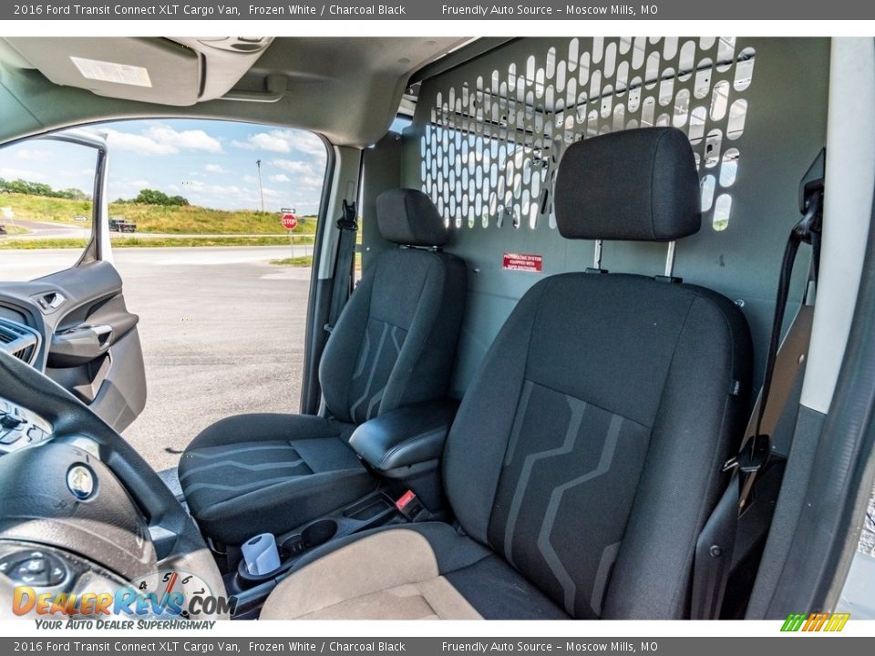 2016 Ford Transit Connect XLT Cargo Van Frozen White / Charcoal Black Photo #17