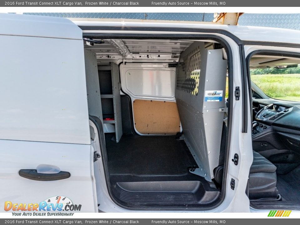 2016 Ford Transit Connect XLT Cargo Van Frozen White / Charcoal Black Photo #25