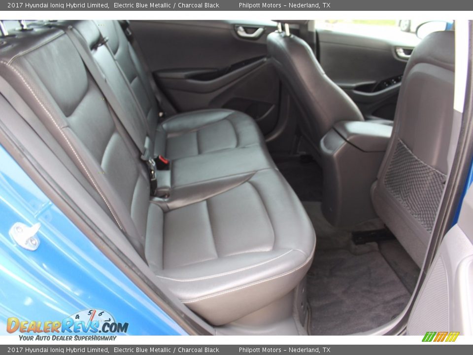 Rear Seat of 2017 Hyundai Ioniq Hybrid Limited Photo #26