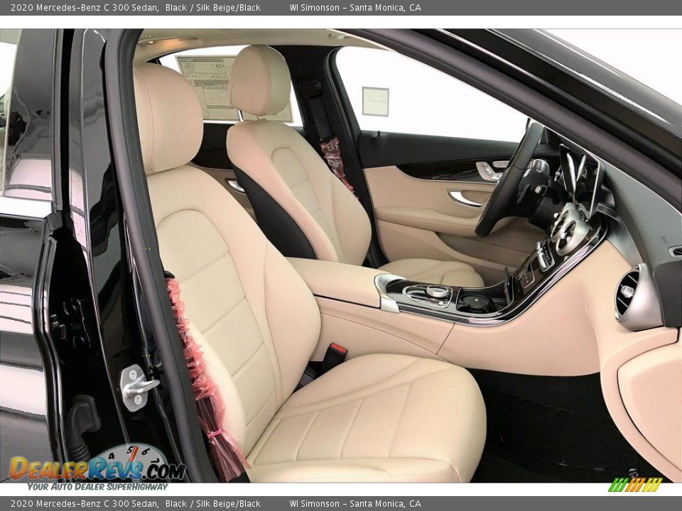 2020 Mercedes-Benz C 300 Sedan Black / Silk Beige/Black Photo #5