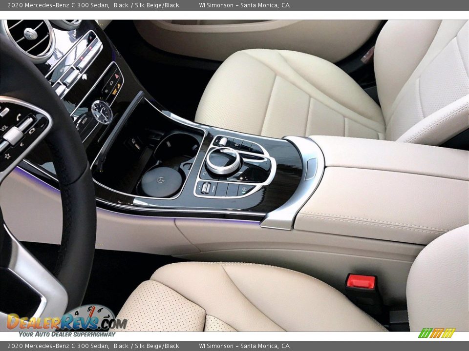 2020 Mercedes-Benz C 300 Sedan Black / Silk Beige/Black Photo #7