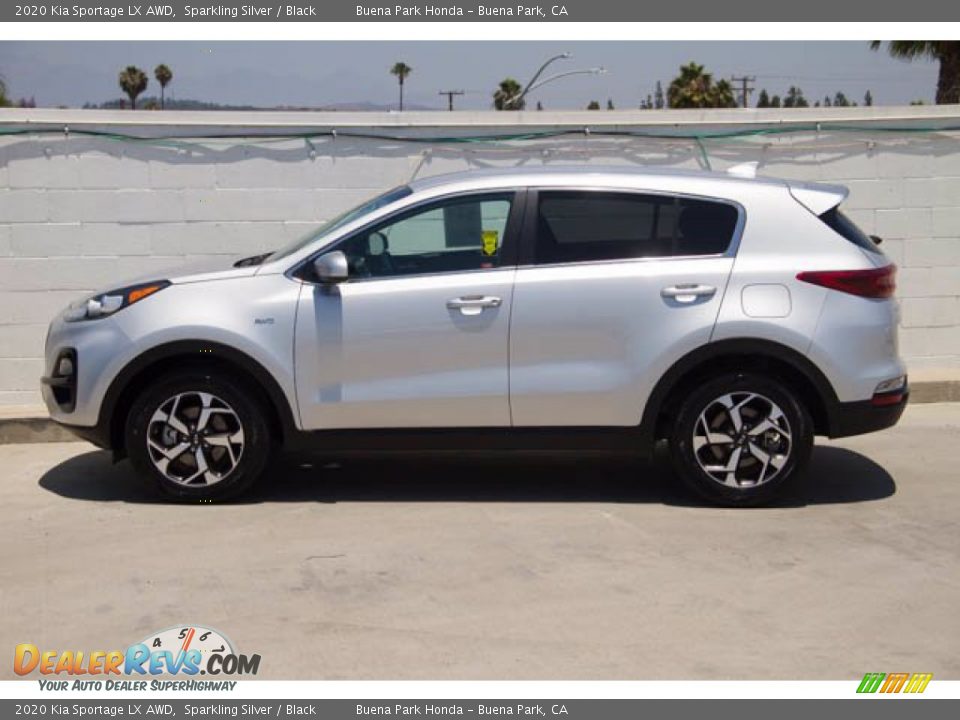 2020 Kia Sportage LX AWD Sparkling Silver / Black Photo #8