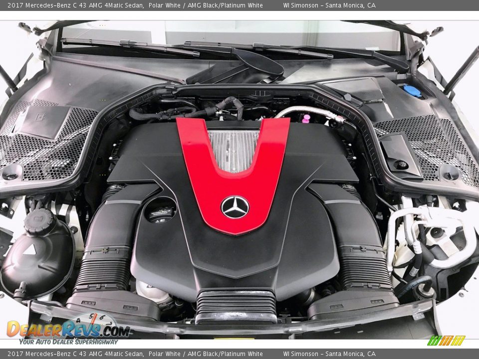 2017 Mercedes-Benz C 43 AMG 4Matic Sedan 3.0 Liter AMG DI biturbo DOHC 24-Valve VVT V6 Engine Photo #9