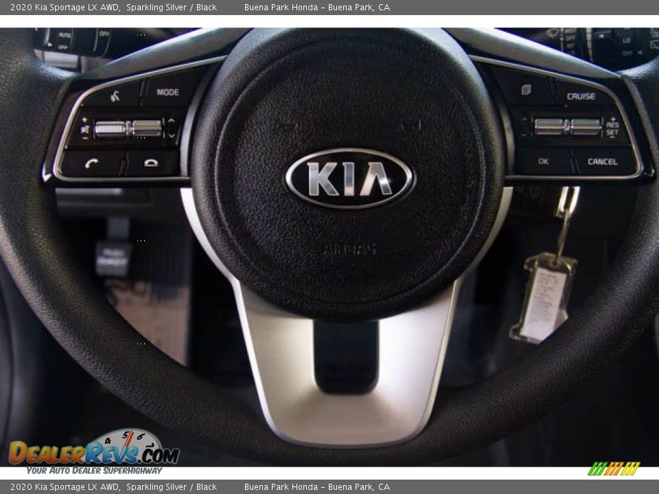 2020 Kia Sportage LX AWD Sparkling Silver / Black Photo #13