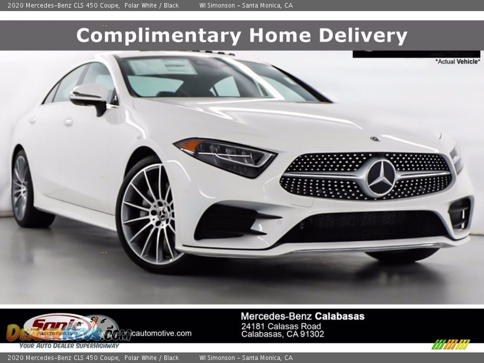 2020 Mercedes-Benz CLS 450 Coupe Polar White / Black Photo #1