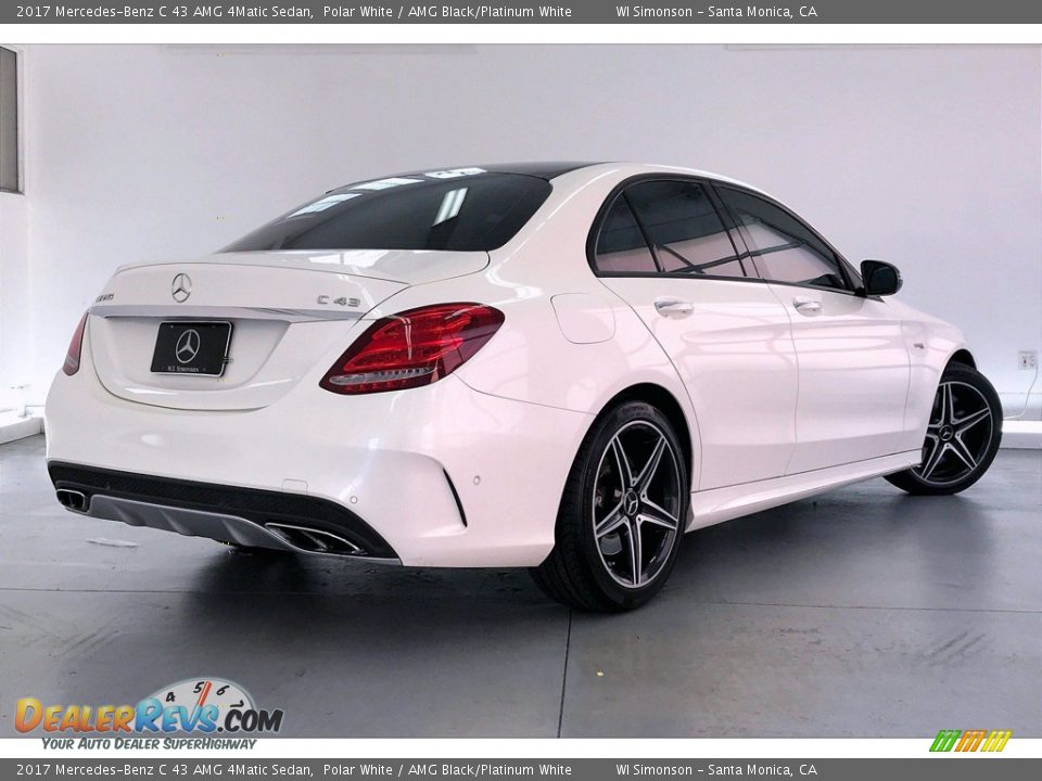 Polar White 2017 Mercedes-Benz C 43 AMG 4Matic Sedan Photo #16