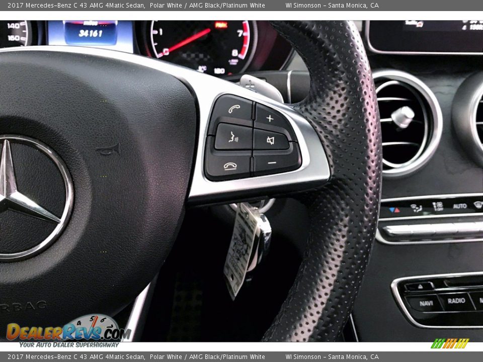 Controls of 2017 Mercedes-Benz C 43 AMG 4Matic Sedan Photo #19