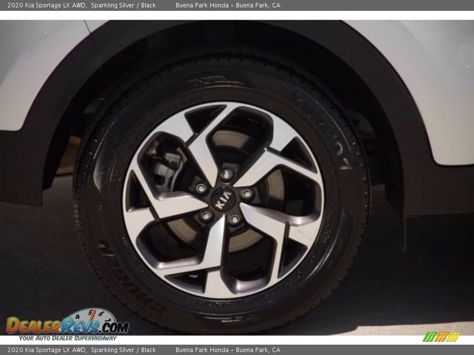 2020 Kia Sportage LX AWD Sparkling Silver / Black Photo #33