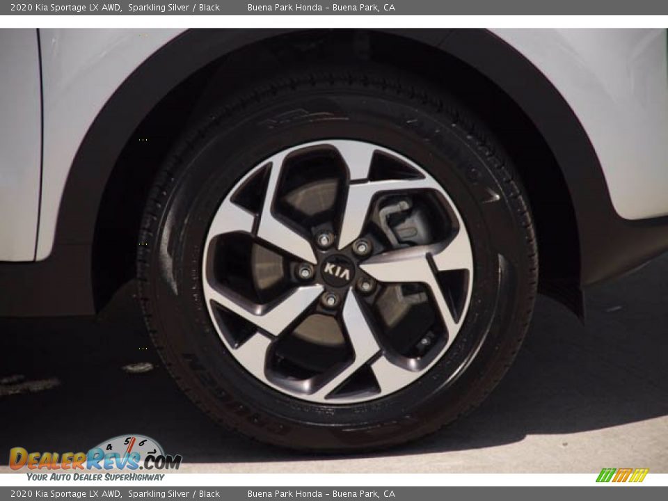 2020 Kia Sportage LX AWD Sparkling Silver / Black Photo #34