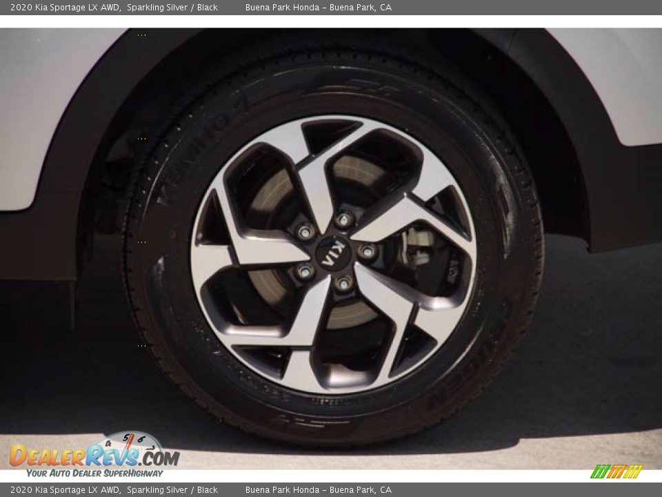 2020 Kia Sportage LX AWD Sparkling Silver / Black Photo #35