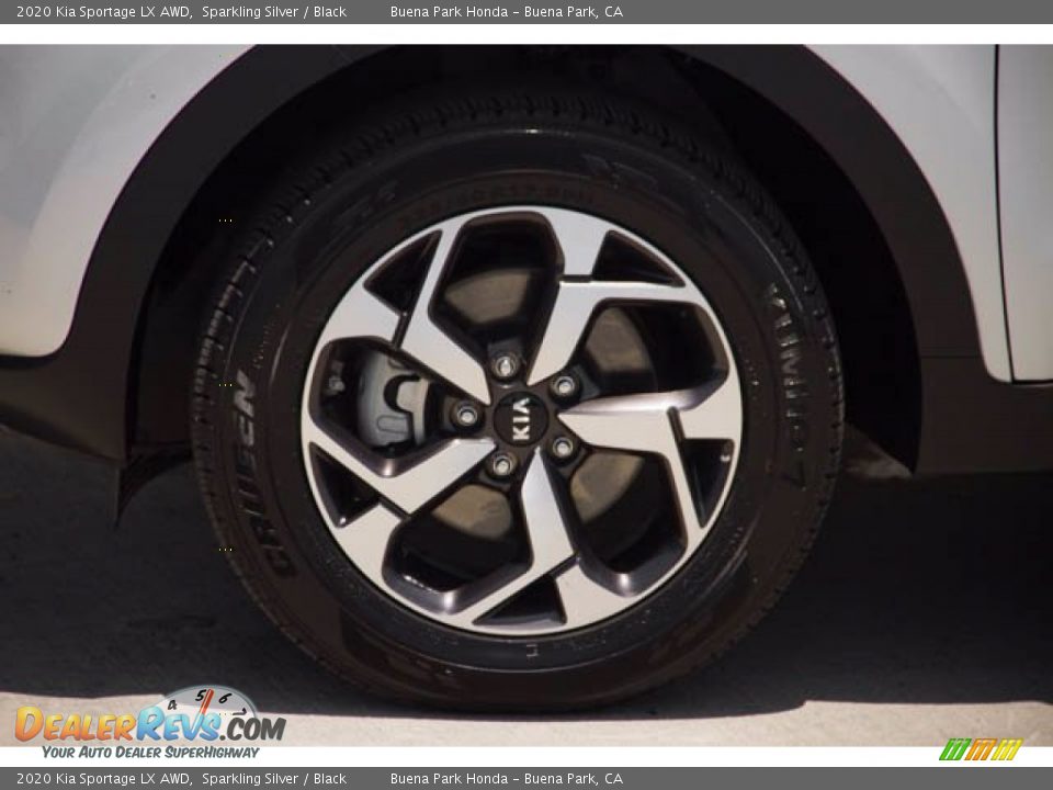 2020 Kia Sportage LX AWD Sparkling Silver / Black Photo #36