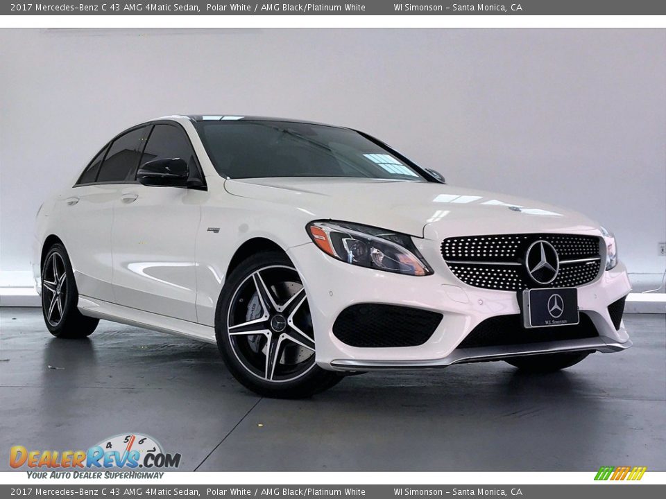Front 3/4 View of 2017 Mercedes-Benz C 43 AMG 4Matic Sedan Photo #34
