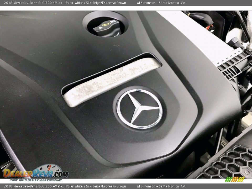 2018 Mercedes-Benz GLC 300 4Matic Polar White / Silk Beige/Espresso Brown Photo #31
