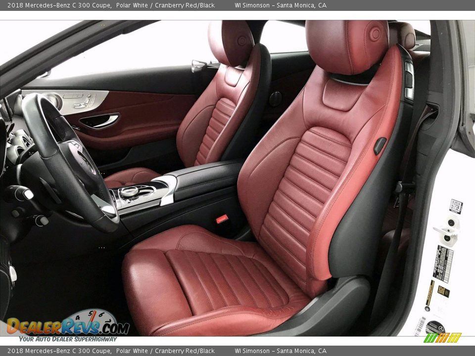 Front Seat of 2018 Mercedes-Benz C 300 Coupe Photo #14