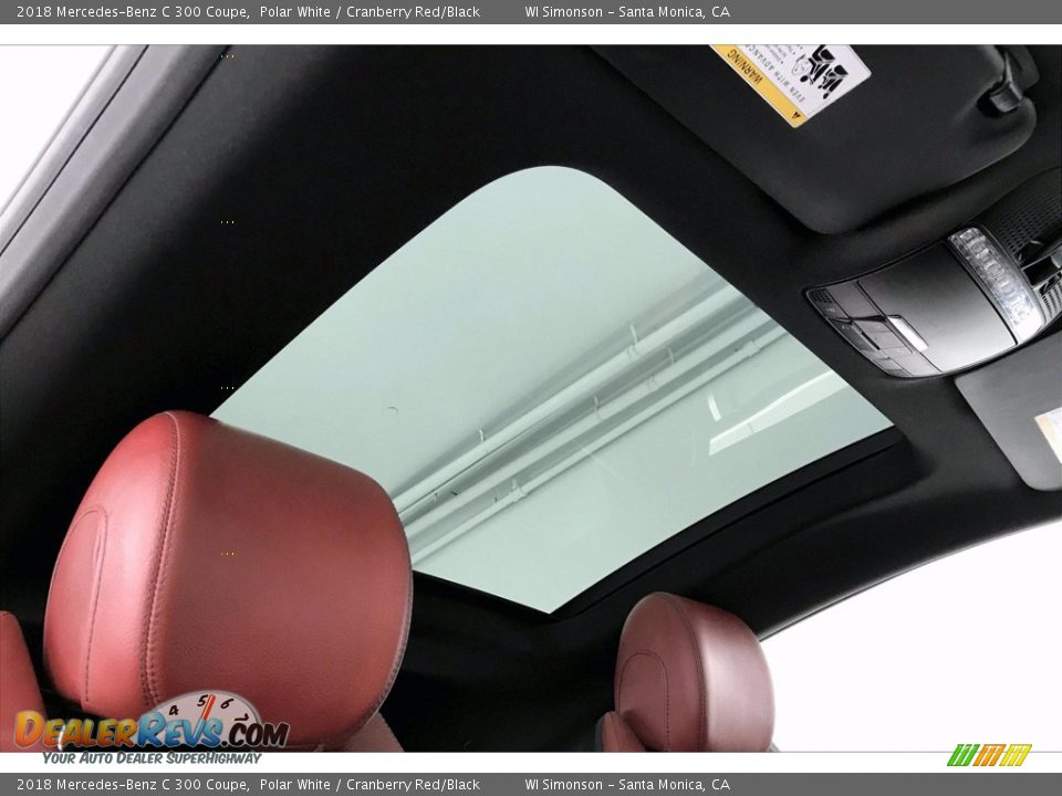 Sunroof of 2018 Mercedes-Benz C 300 Coupe Photo #29