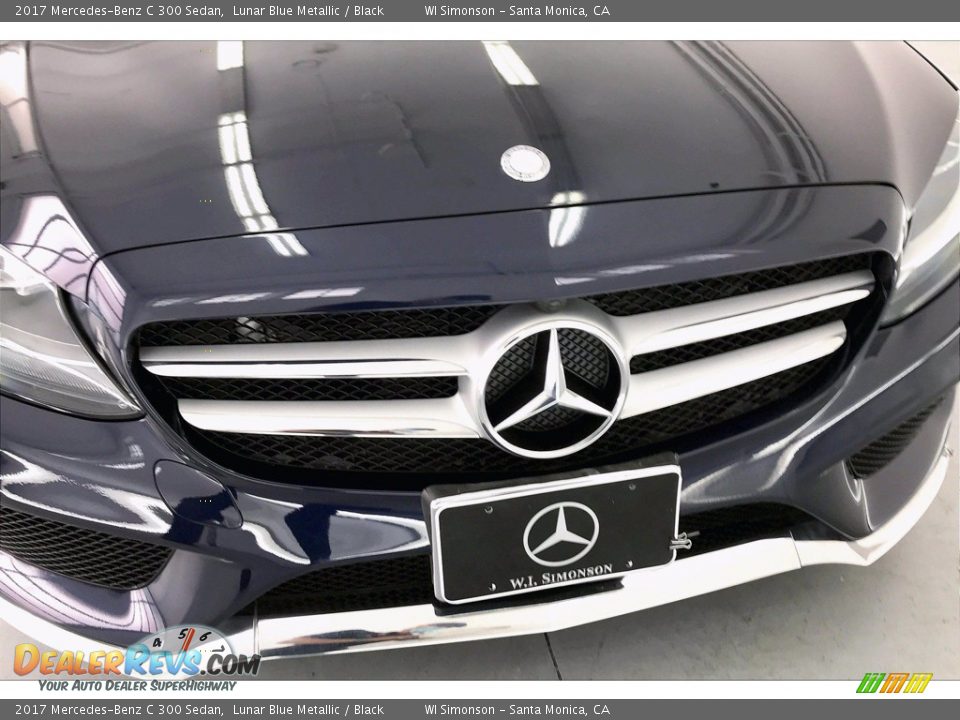 2017 Mercedes-Benz C 300 Sedan Lunar Blue Metallic / Black Photo #33