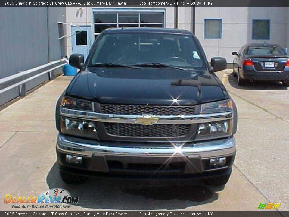 2006 Chevrolet Colorado LT Crew Cab 4x4 Black / Very Dark Pewter Photo #3
