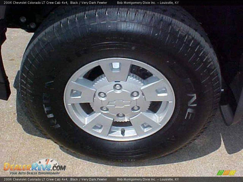 2006 Chevrolet Colorado LT Crew Cab 4x4 Black / Very Dark Pewter Photo #4