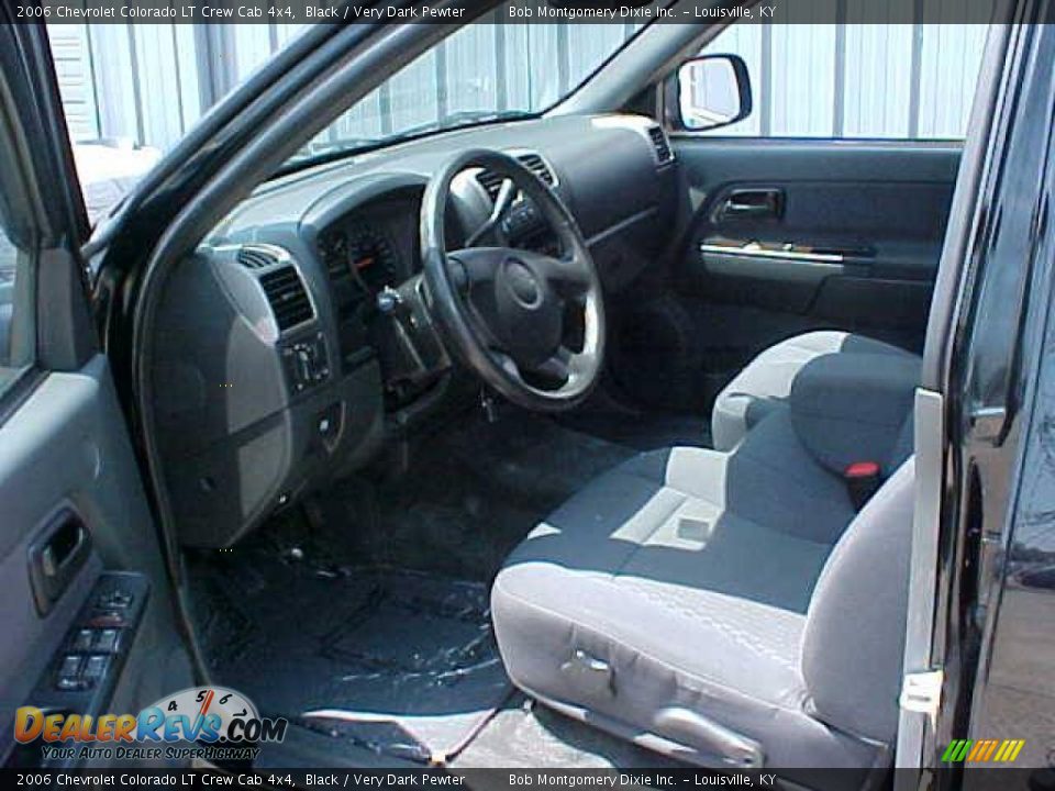 2006 Chevrolet Colorado LT Crew Cab 4x4 Black / Very Dark Pewter Photo #5