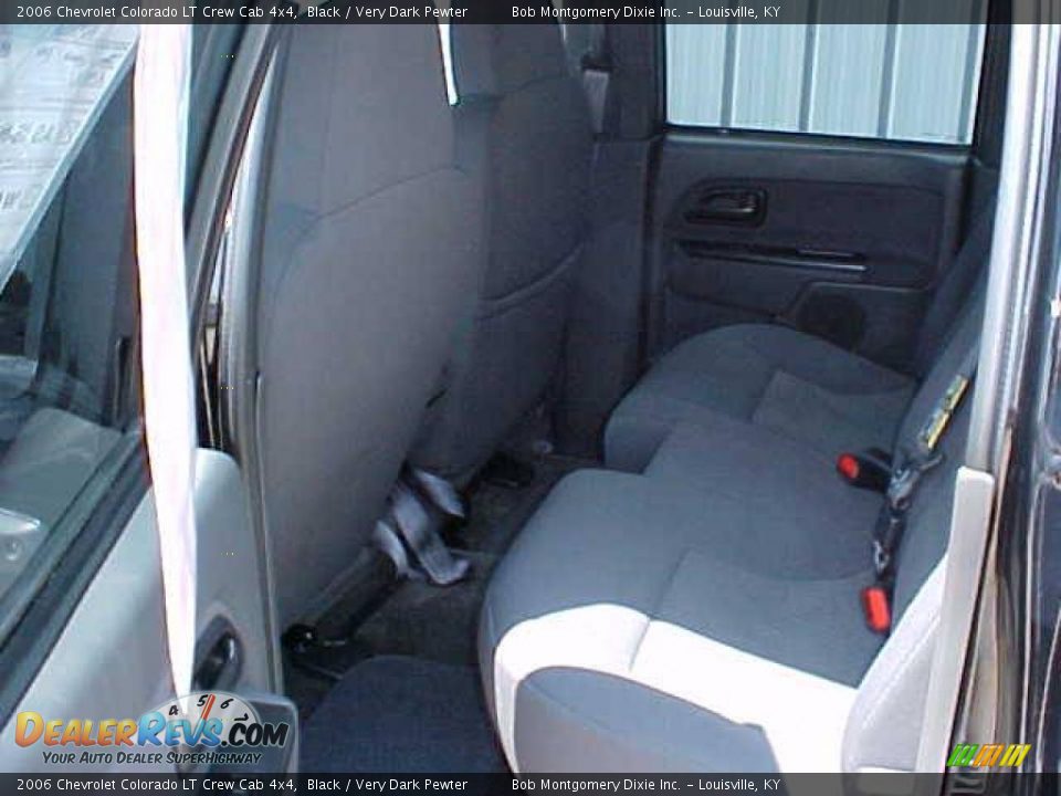 2006 Chevrolet Colorado LT Crew Cab 4x4 Black / Very Dark Pewter Photo #7
