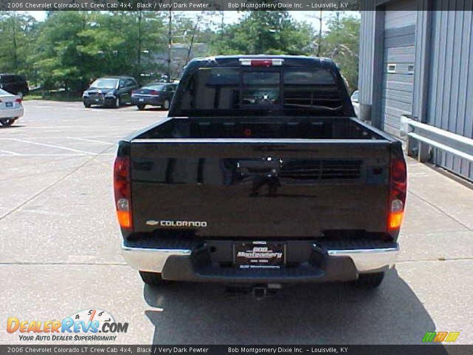 2006 Chevrolet Colorado LT Crew Cab 4x4 Black / Very Dark Pewter Photo #8