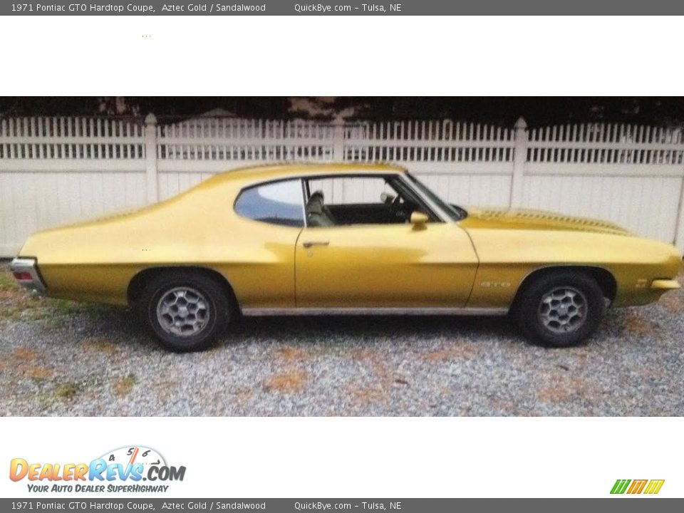 1971 Pontiac GTO Hardtop Coupe Aztec Gold / Sandalwood Photo #1