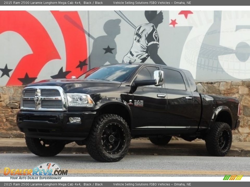 Black 2015 Ram 2500 Laramie Longhorn Mega Cab 4x4 Photo #1