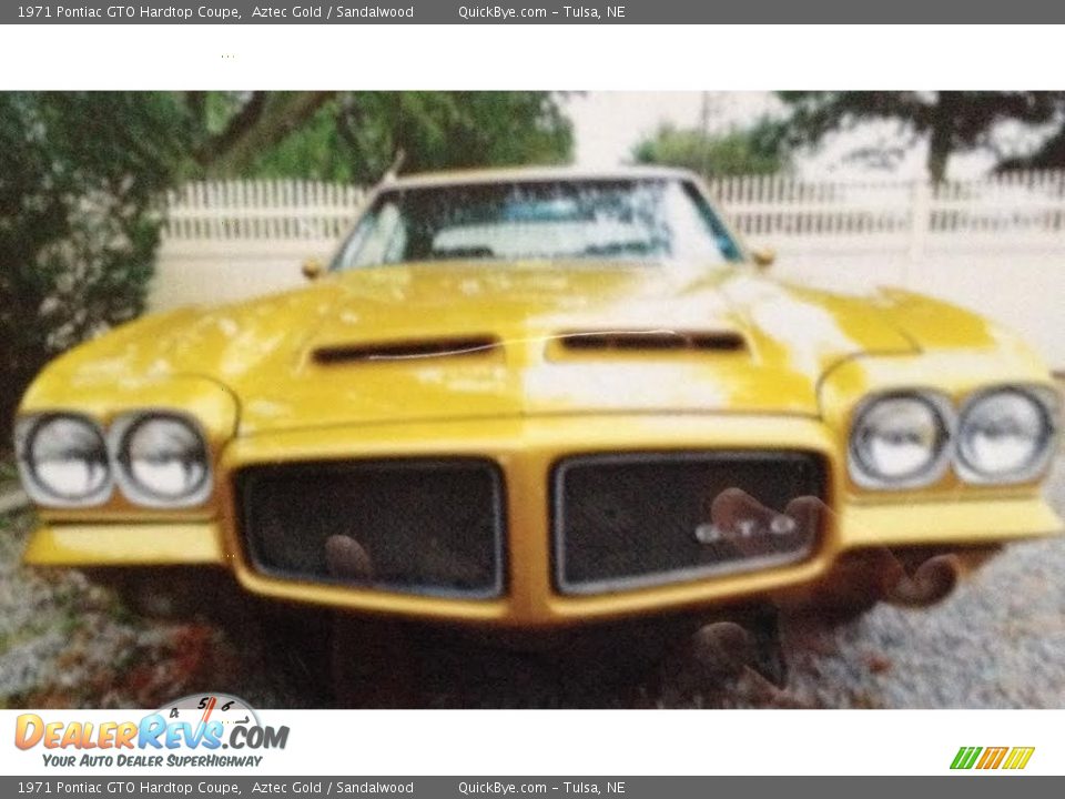 1971 Pontiac GTO Hardtop Coupe Aztec Gold / Sandalwood Photo #2