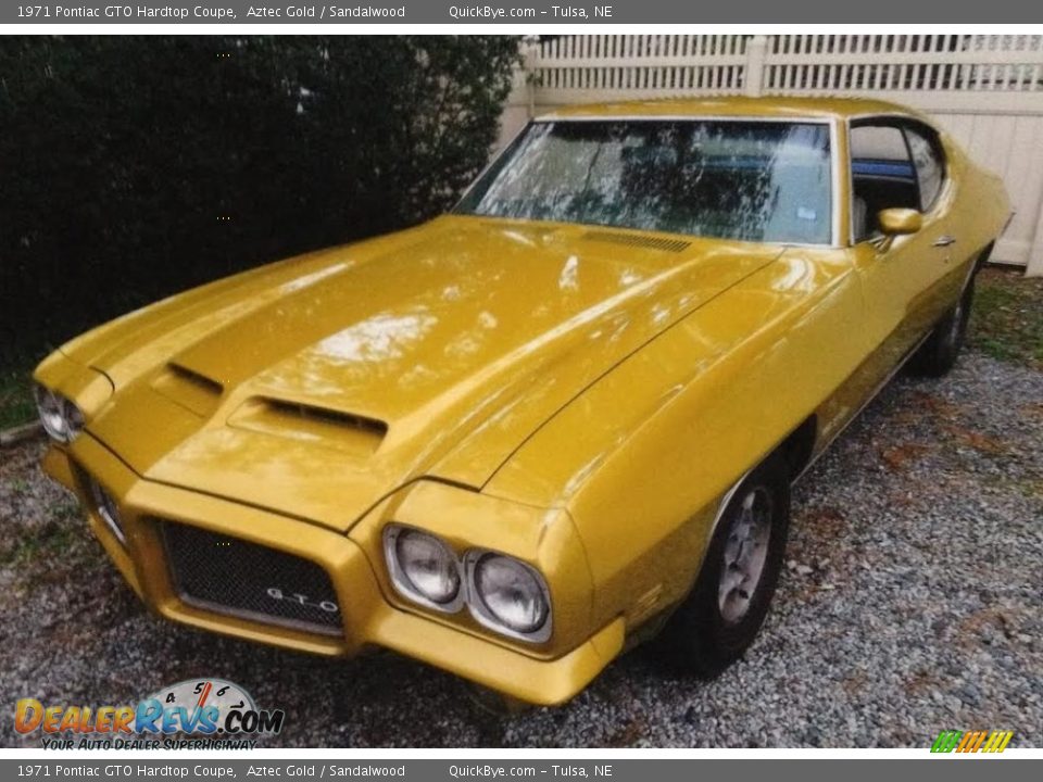 1971 Pontiac GTO Hardtop Coupe Aztec Gold / Sandalwood Photo #3