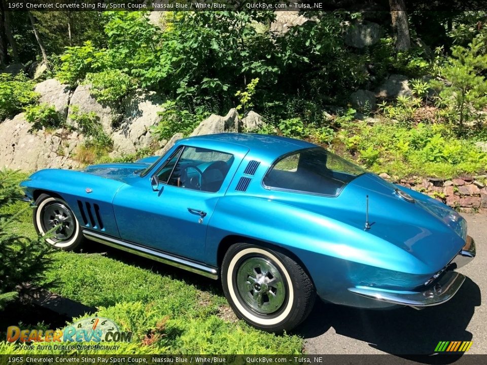 Nassau Blue 1965 Chevrolet Corvette Sting Ray Sport Coupe Photo #1