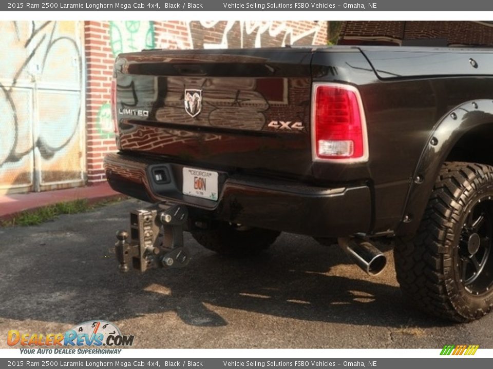 2015 Ram 2500 Laramie Longhorn Mega Cab 4x4 Black / Black Photo #9