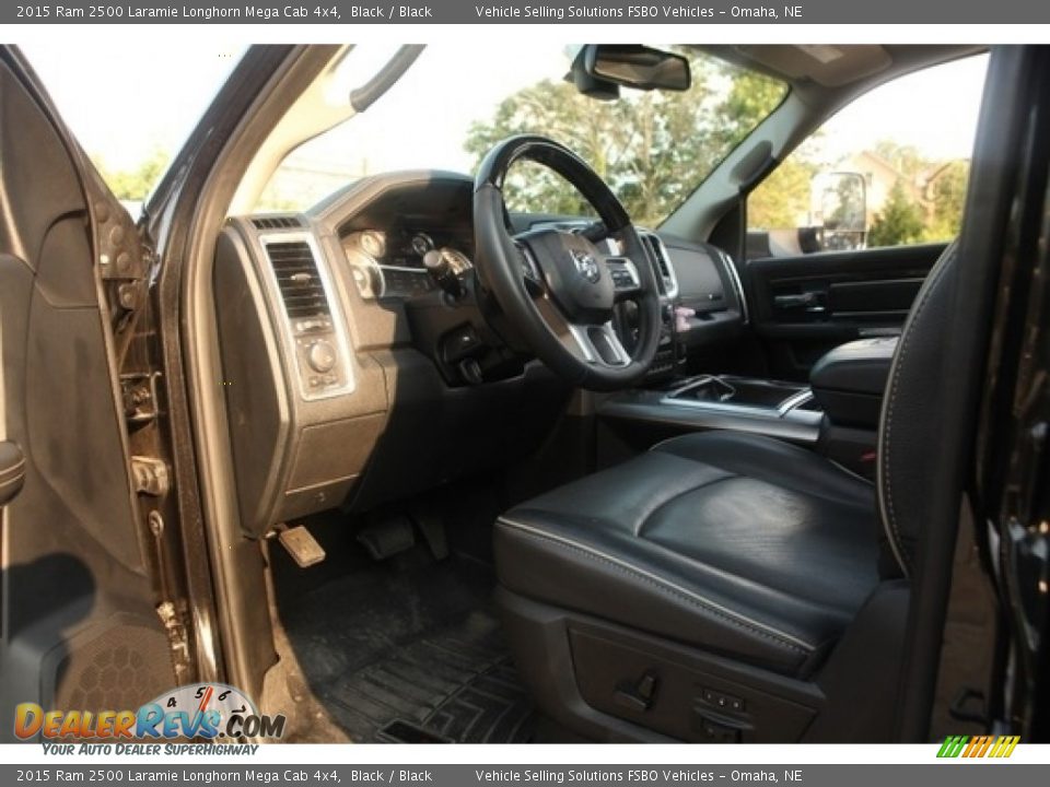 Front Seat of 2015 Ram 2500 Laramie Longhorn Mega Cab 4x4 Photo #12