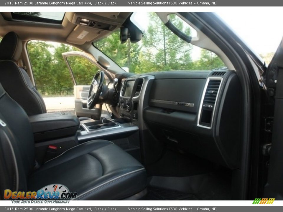 Dashboard of 2015 Ram 2500 Laramie Longhorn Mega Cab 4x4 Photo #13