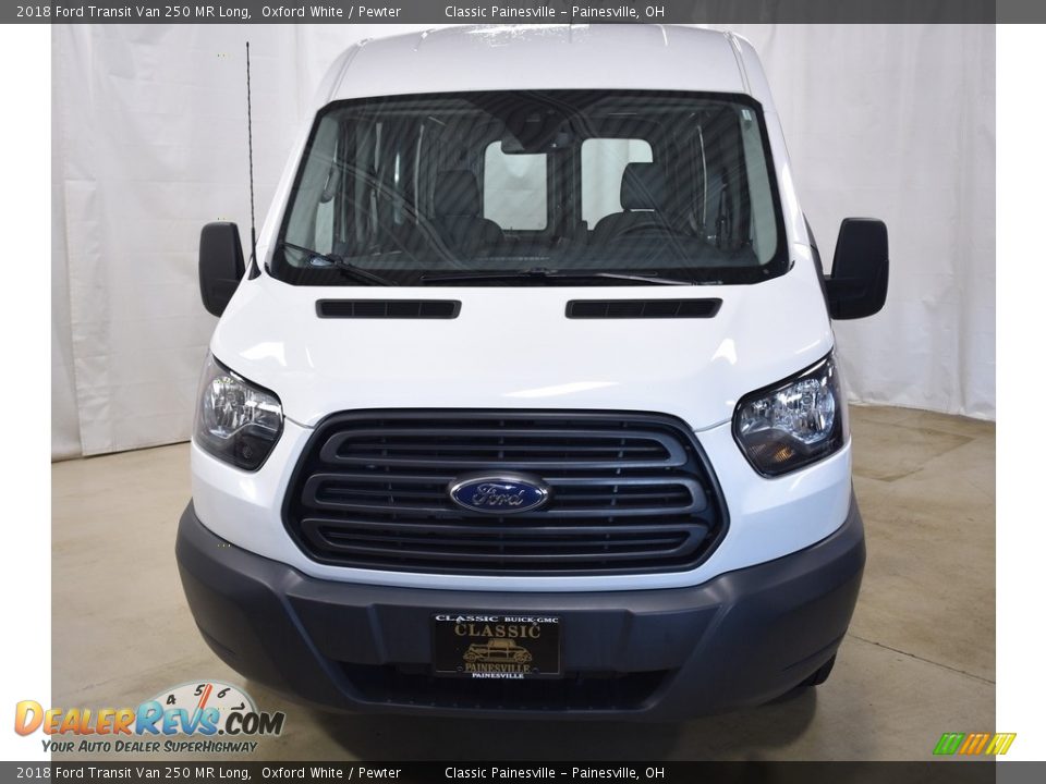 2018 Ford Transit Van 250 MR Long Oxford White / Pewter Photo #4