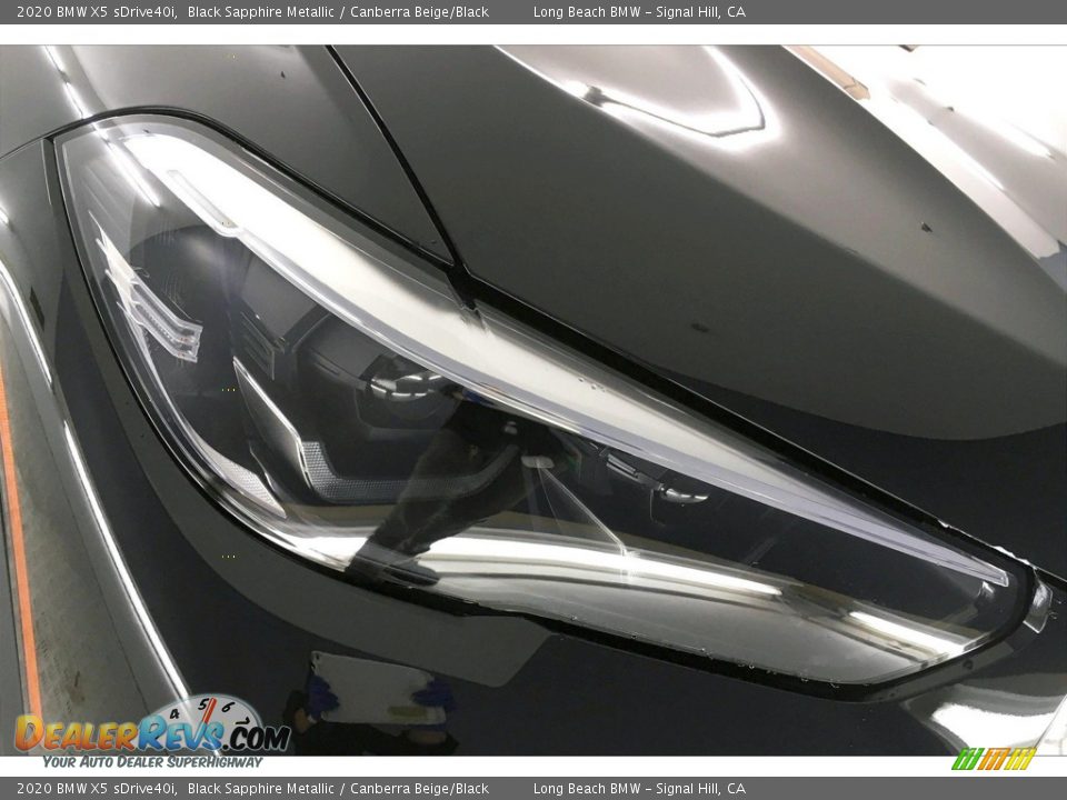 2020 BMW X5 sDrive40i Black Sapphire Metallic / Canberra Beige/Black Photo #14