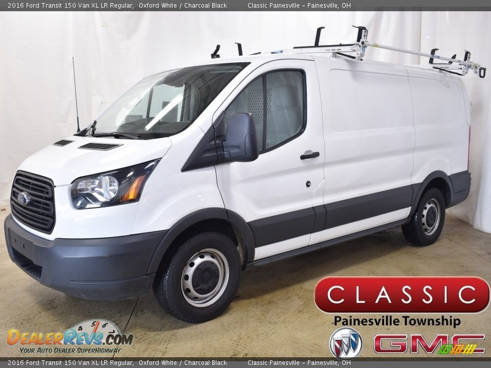 2016 Ford Transit 150 Van XL LR Regular Oxford White / Charcoal Black Photo #1